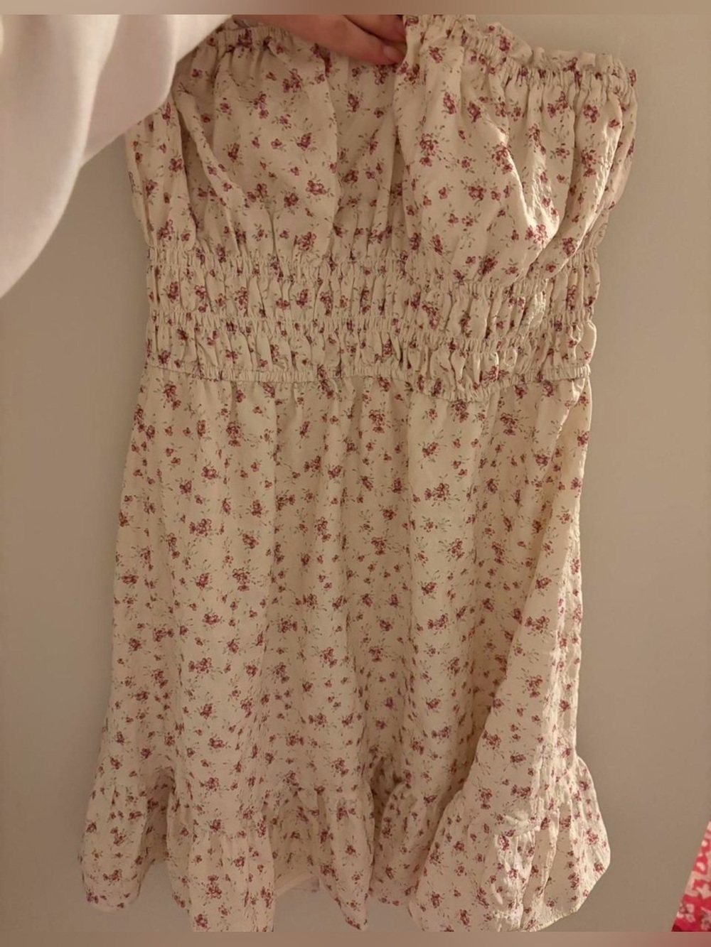 Full Tilt floral tube strapless dress